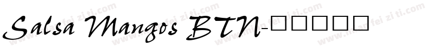 Salsa Mangos BTN字体转换